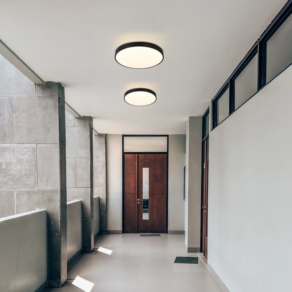 ZMH Lampada da soffitto a LED dimmerabile da 50 W, design anello Via Lattea, colore bianco