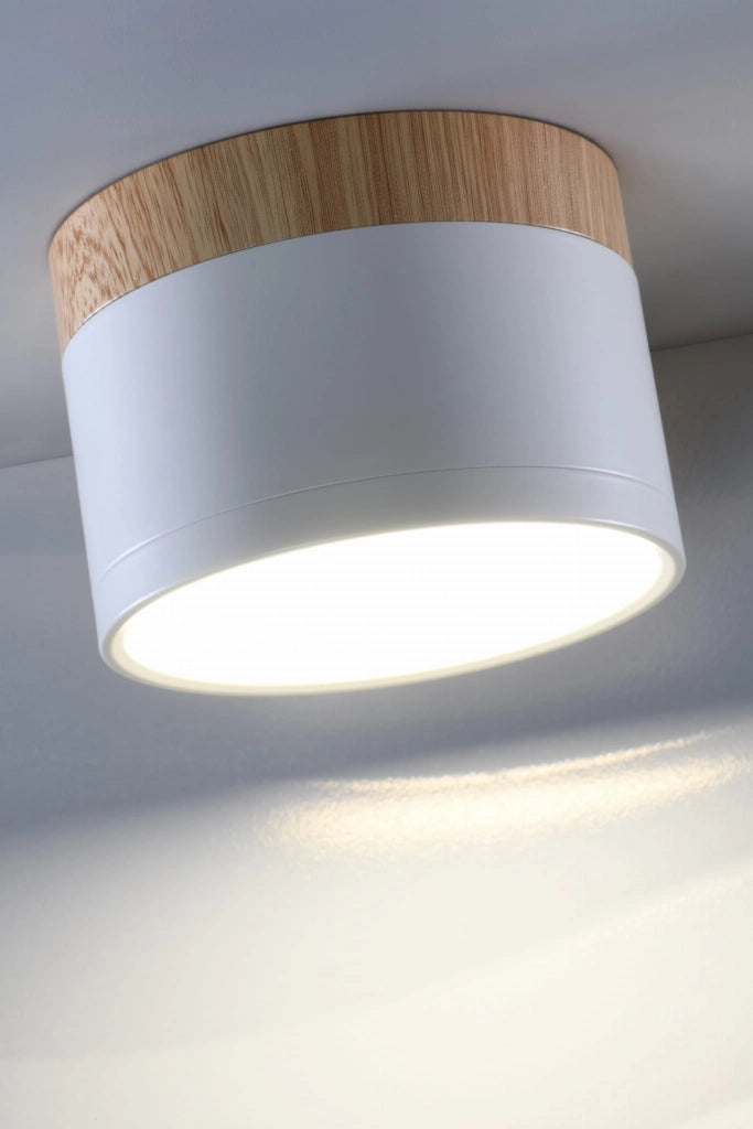 Spot soffitto Candellux TUBA LED 9W 4000K bianco/legno