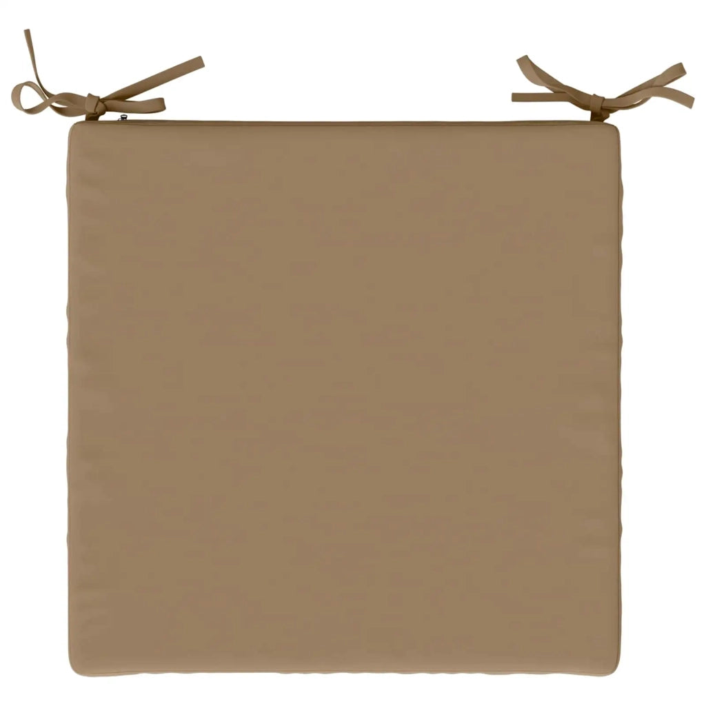Cuscini per Sedia in 4 Pezzi SOEST 4 pz 100% Poliestere Tortora 944582