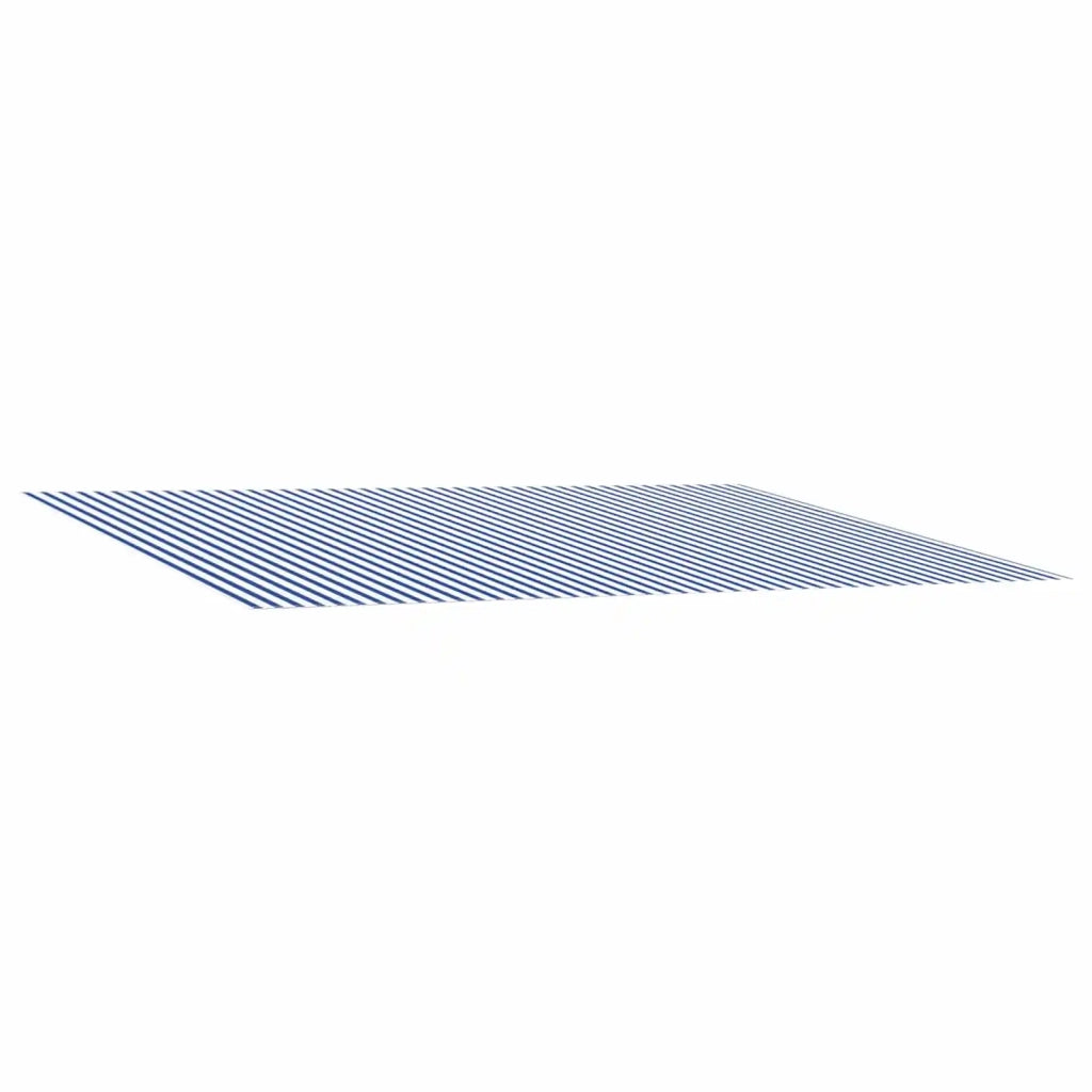 Telo di ricambio per tenda da sole Blu e Bianco 400 x 200 cm 3444180