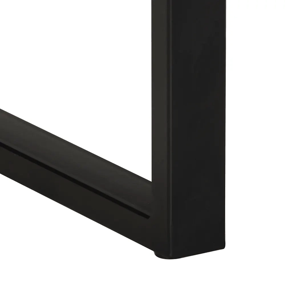 Tavolino 35x35x50 cm in Legno Grezzo Massello di Mango 4015943