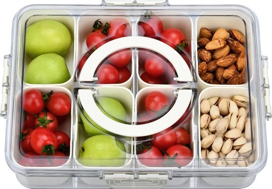 Cassetto di Stoccaggio Pratico con Scatole per Snack e Altro, Ideale per Casa e Viaggio