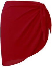 Pareo universale da spiaggia - Tela chiffon leggera - Dimensioni 50 x 180 cm - Sarong per donna - Secche velocemente - Comodo e versatile