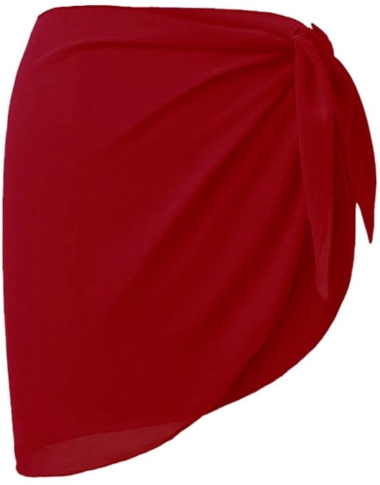 Pareo universale da spiaggia - Tela chiffon leggera - Dimensioni 50 x 180 cm - Sarong per donna - Secche velocemente - Comodo e versatile