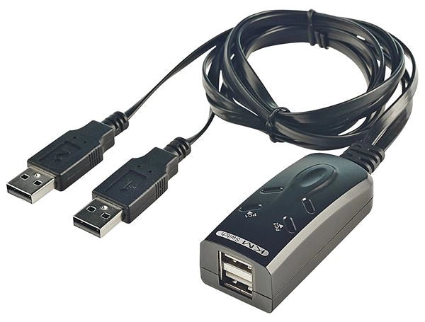 Lindy 32165 switch per keyboard-video-mouse (kvm) nero