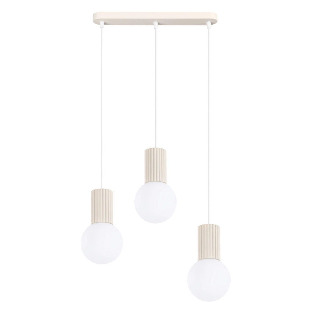 Lampada a sospensione HALO 3L beige