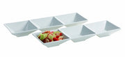 Serie Trendy Line, 3 cassetti, 27,5 x 9 cm, set da 2 cassetti, bianco
