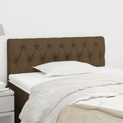 Testiera Marrone Scuro 90 x 7 x 78/88 cm in Tessuto 346315