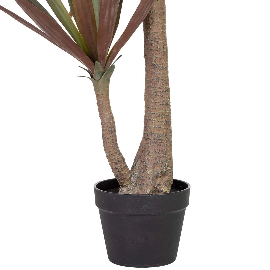 Yucca artificiale decorativa phoenivosa con 44 foglie verde 70x30x90