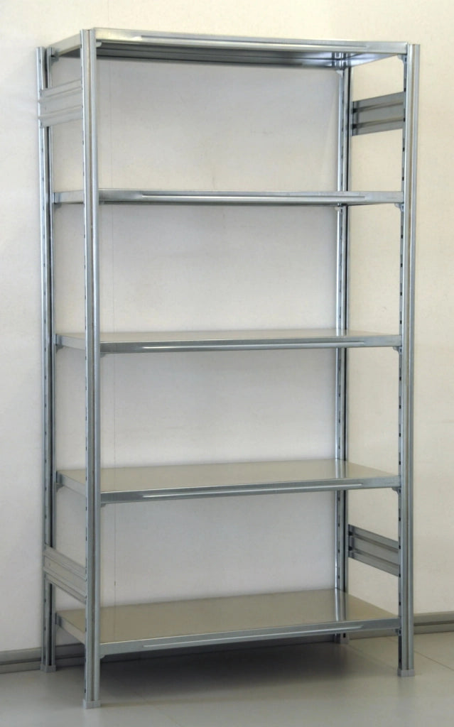 Scaffalatura in metallo da magazzino Zincata cm. 100x70x180h