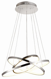 Lampadario sospeso LED Candellux LUNE 33-64738 cromo