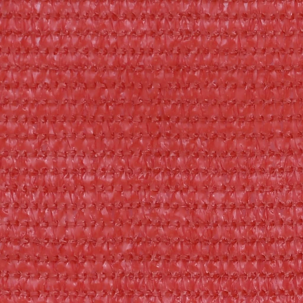 Schermo per balcone schermo per la privacy 75 x 500 cm HDPE rosso 02_0010356
