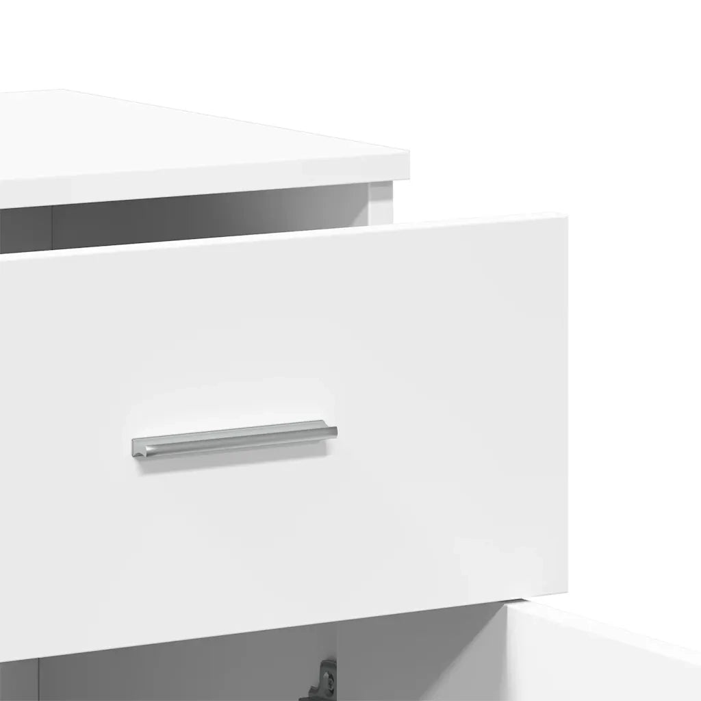 Credenze 2 pz | Madia | Buffet da pranzo | Armadio da pranzo Bianche 79x38x80 cm in Legno Multistrato