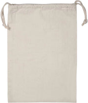 Borsa di stoccaggio ecologica in cotone - Grande sacchetto con cordoncino - Organizzazione domestica - Viaggi - Tasca da lavare - Risparmio di spazio 22x28cm