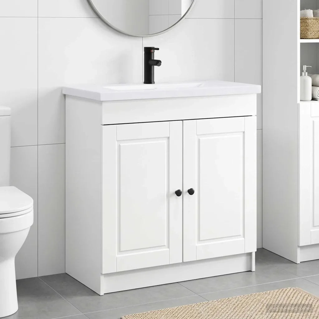 Set di mobili per il bagno Bianco 78,5 x 37,5 x 81 cm 3404134