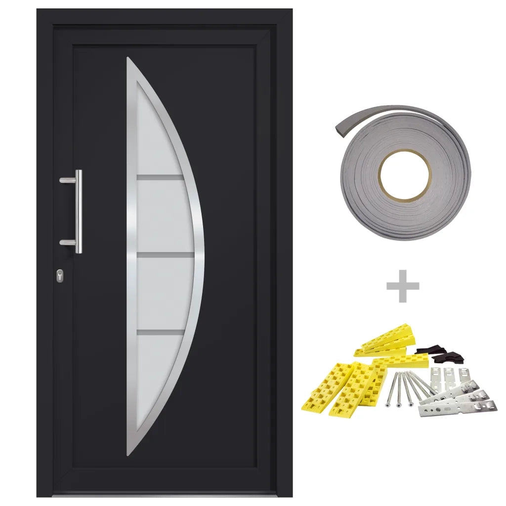 Porta di Ingresso Antracite 98x190 cm