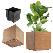 KADAX Zestaw Kwietnik KARO ECO wood 400x400 deska