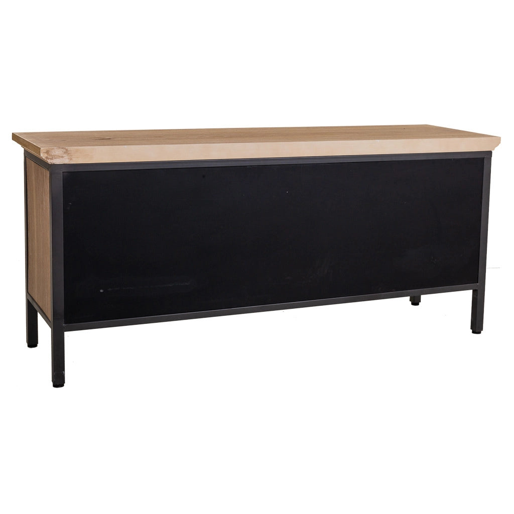 Credenza in legno marrone 120x35x54h