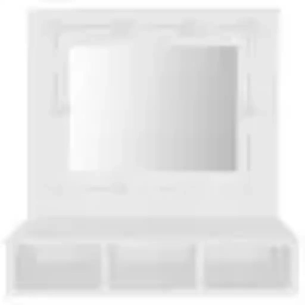 Mobile a Specchio | Armadio da bagno con LED Bianco 60x31,5x62 cm