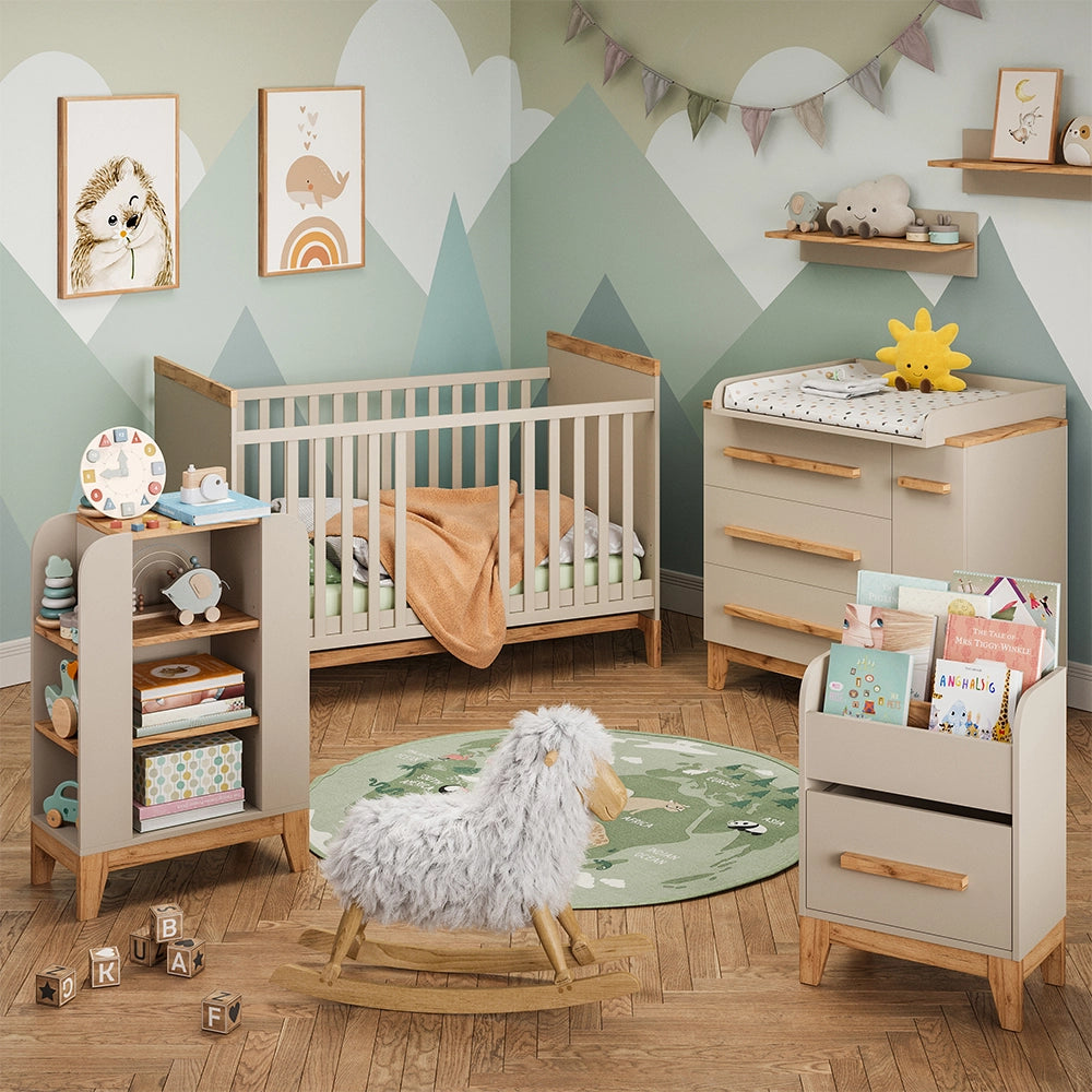 Vitalispa Libreria bambini Cashmere/Artigianale 60 x 88 cm con 9 scomparti