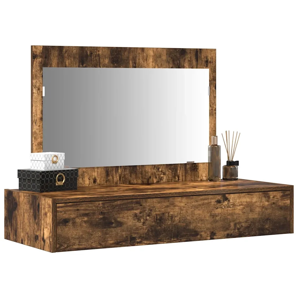 Toeletta | Tavolo da Trucco Marrone 100 x 40 x 70 cm Legno multistrato