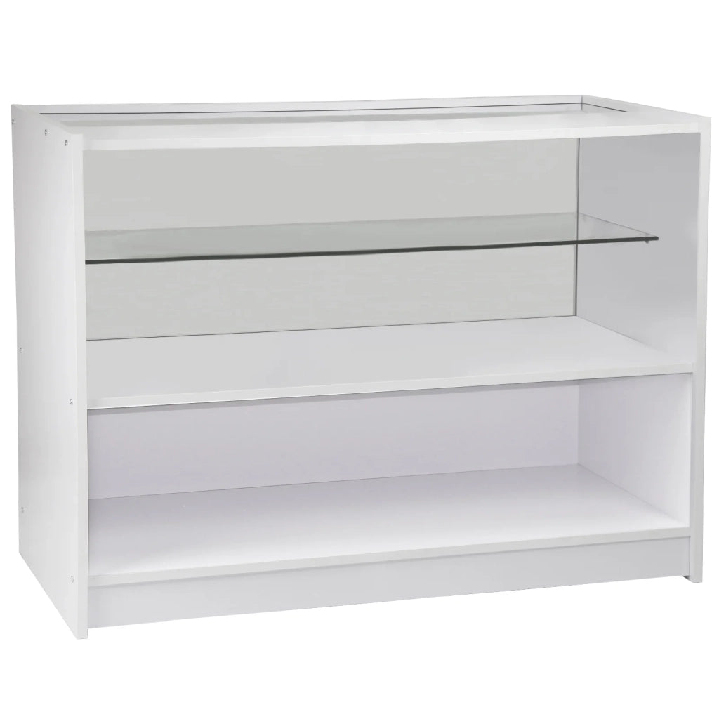 Set Glacier con 3 Banconi Negozio e Reception Bianco Lilla Solidi No Puro Bianco