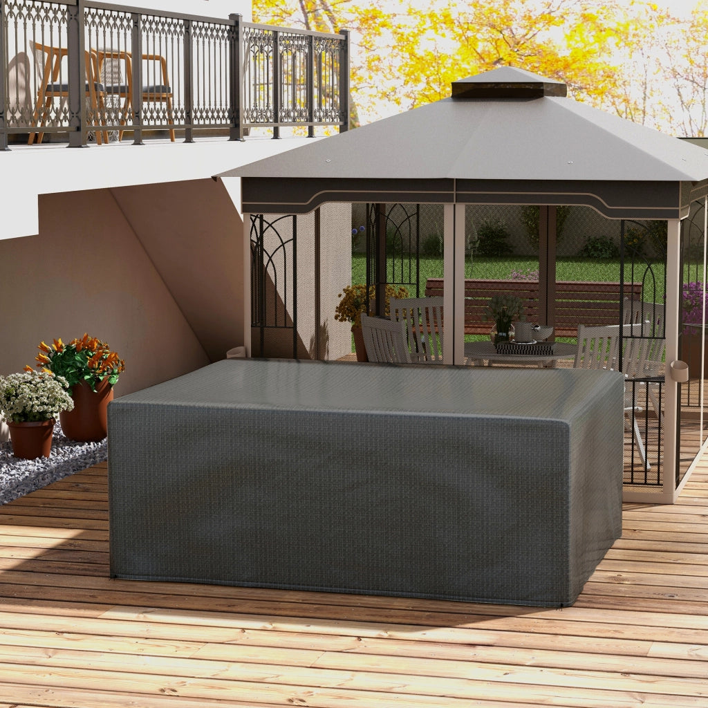 Copertura per Mobili da Giardino ¨C zephmum ¨C Grigio 235x190x90cm