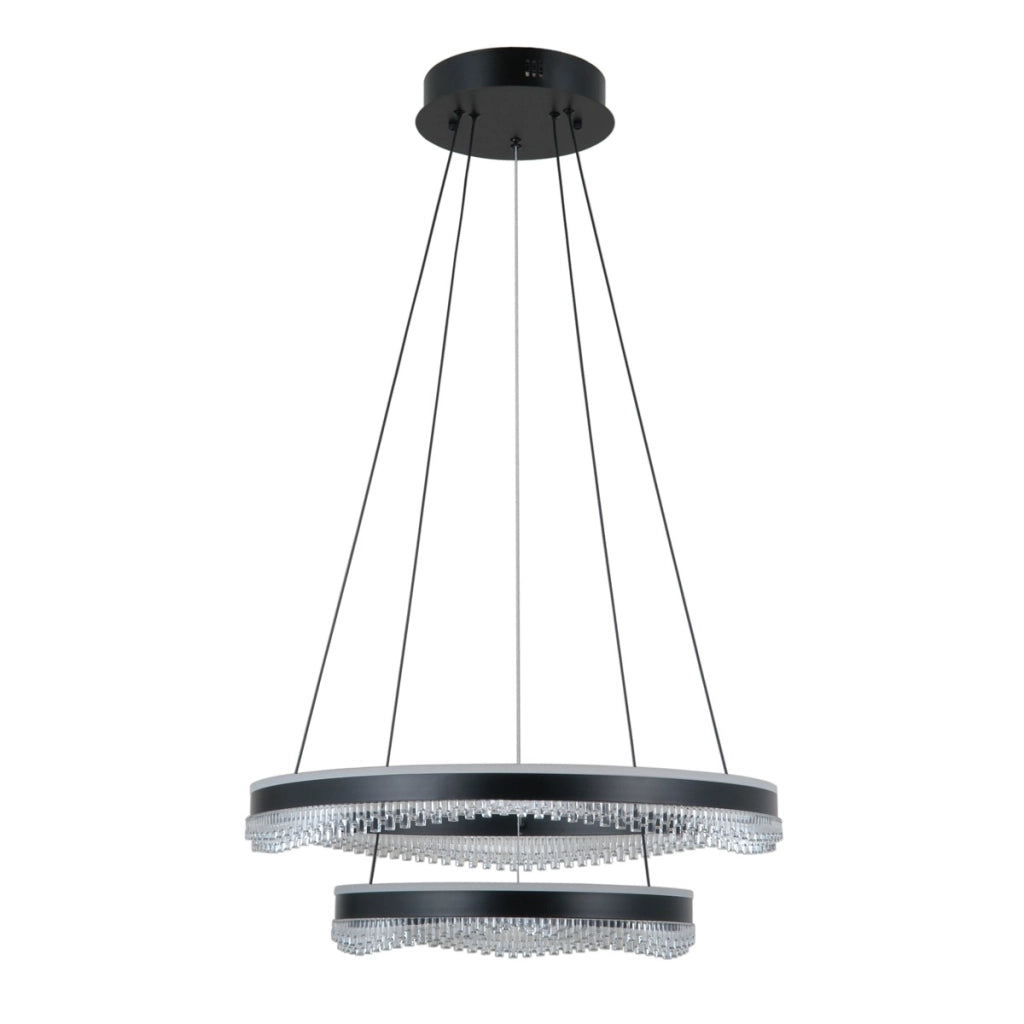Lampada sospesa LED Morte Italux nera 70W