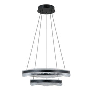 Lampada sospesa LED Morte Italux nera 70W