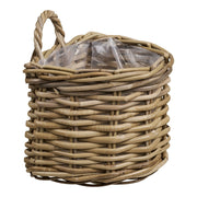 Cesto Portaoggetti Keli, Marrone, Rattan, 23x37x27 cm