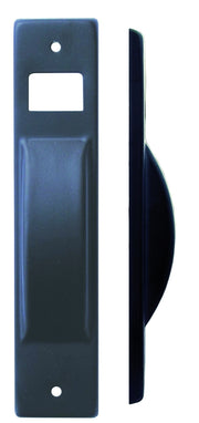PLACCA PER AVVOLGITORE SEMINCASSO CON INTERASSE cm. 40x195 interasse mm. 165  Col. Nero