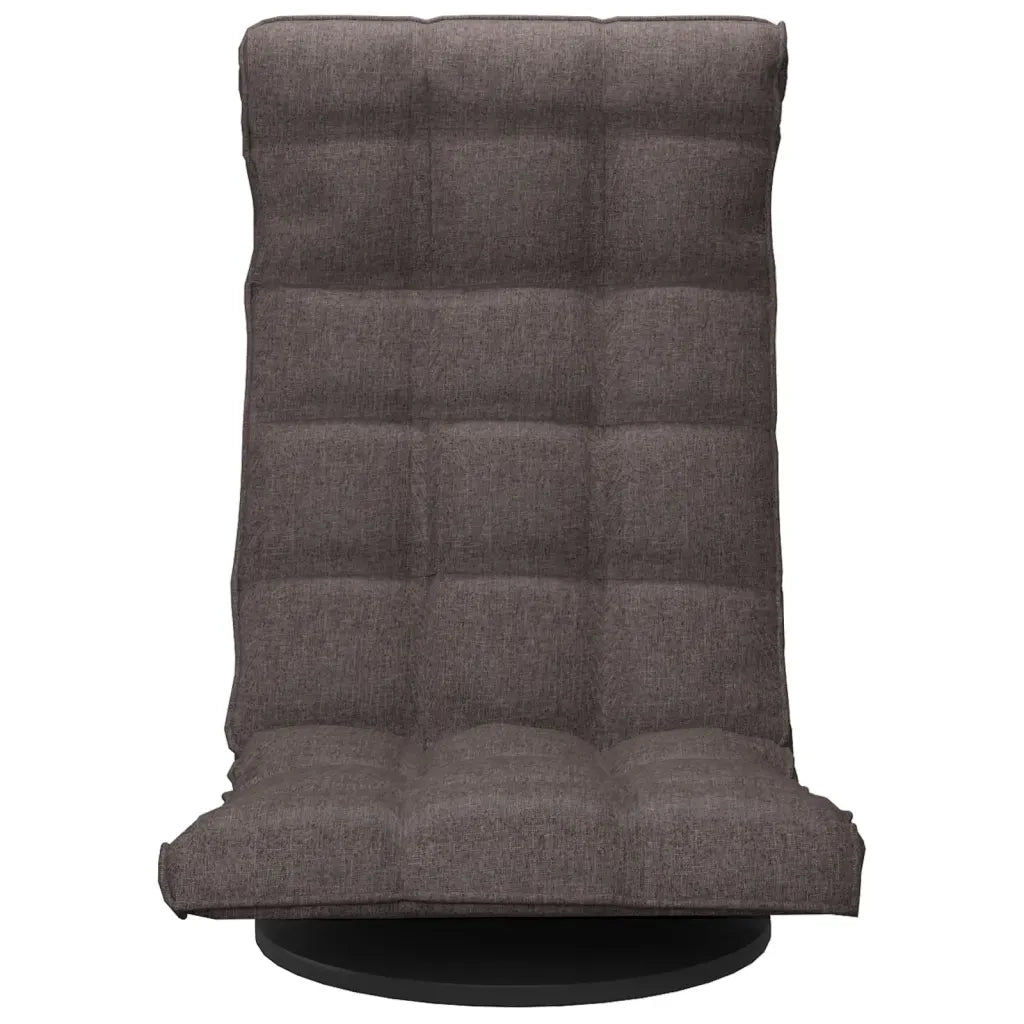 Sedia da Pavimento Girevole Tortora in Tessuto CFW8109360