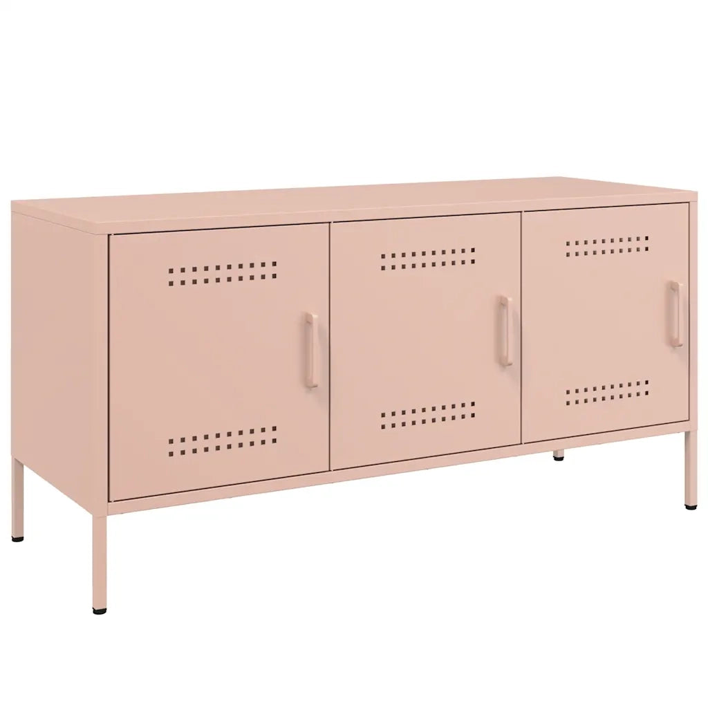 Mobile TV Rosa 100,5x39x50,5 cm in Acciaio