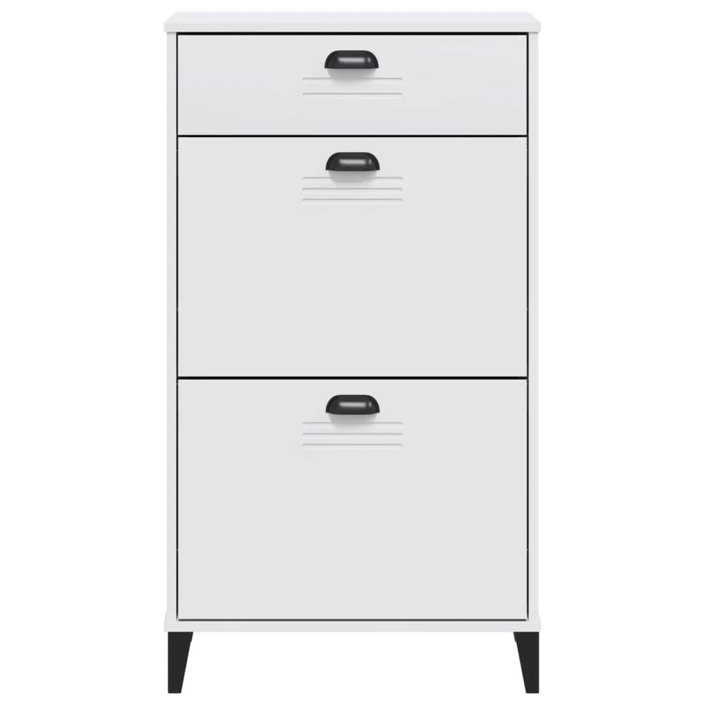 Scarpiera mobile contenitore per scarpe mobile per ingresso/corridoio/soggiorno legno ingegnerizzato bianco 02_0022118