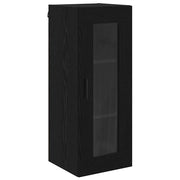 Pensile | Mobile a Parete Rovere Nero 34,5 x 34 x 90 cm