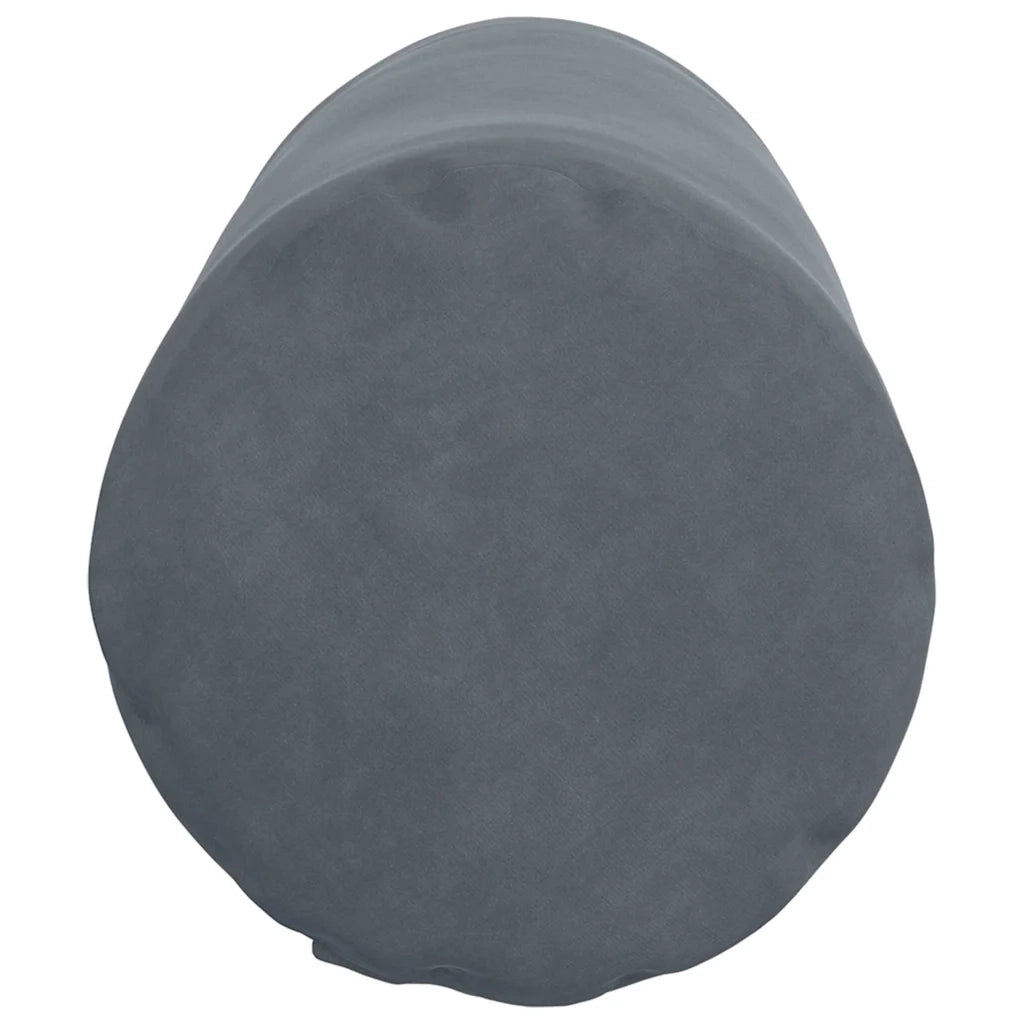 Cuscini a rullo 2 pz | Cuscini per sedie Grigio scuro ? 25 x 70 cm