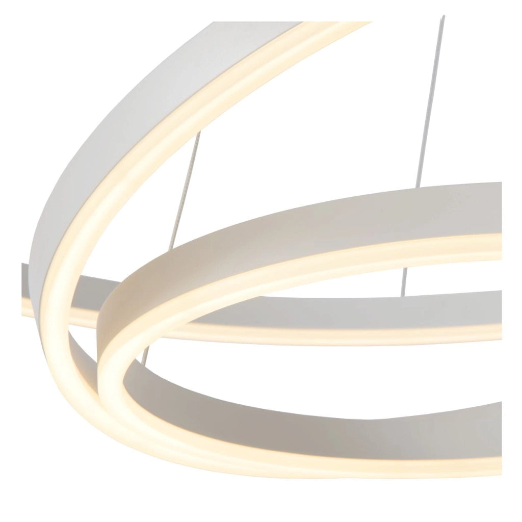 Lampadario Lucide Triniti LED 136W 3000K bianco 80cm