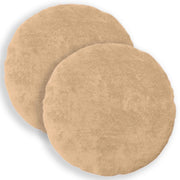 Federa 2 pz HEERLEN Crema Ø 60 cm Pelliccia di Coniglio Finta 923119