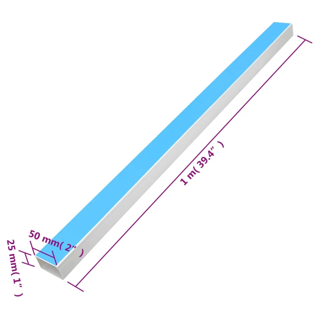 Canalina per Cavi Autoadesiva 50x25 mm 30 m in PVC CFW9520399