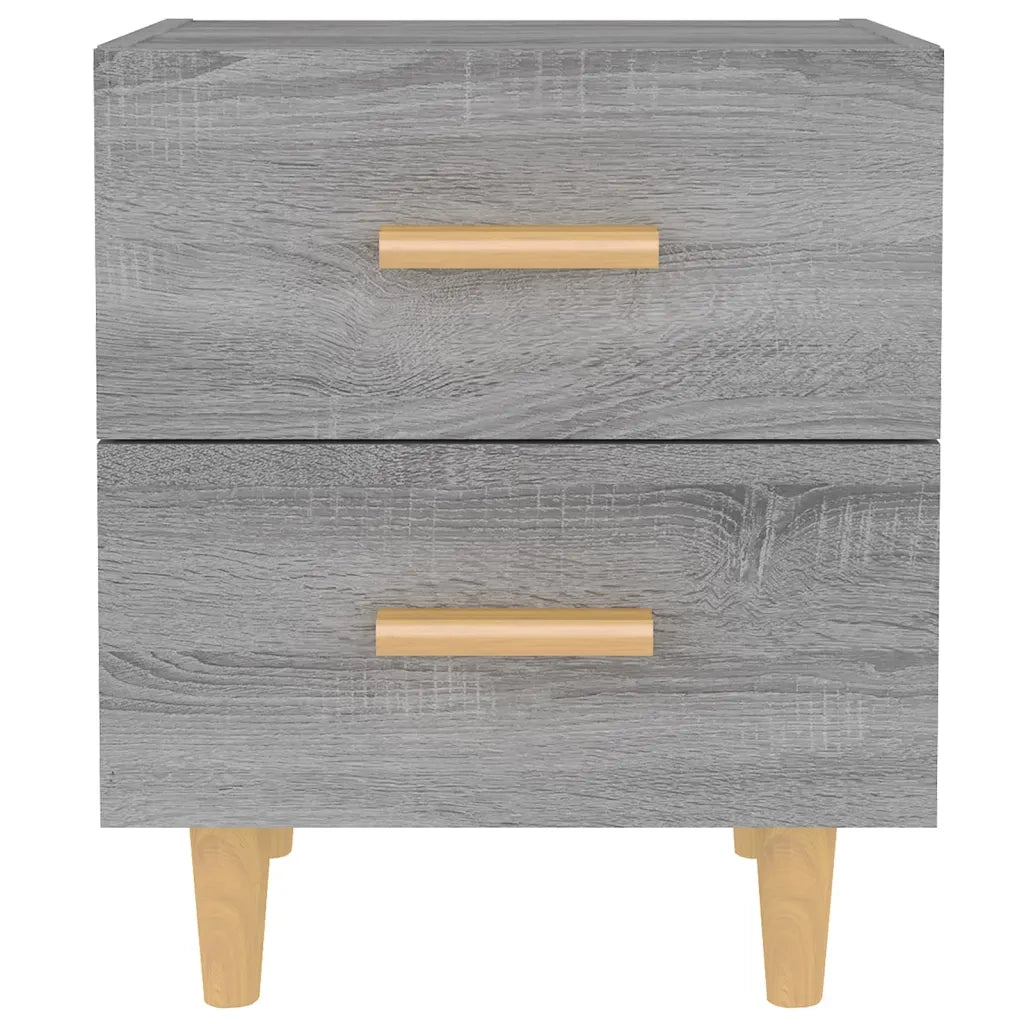 Comodini 2 pz Grigio Sonoma 40x35x47,5 cm cod mxl 30899