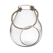 Terrario Bottle Garden Anfora con Corda per Terrario in vetro cm12x15h