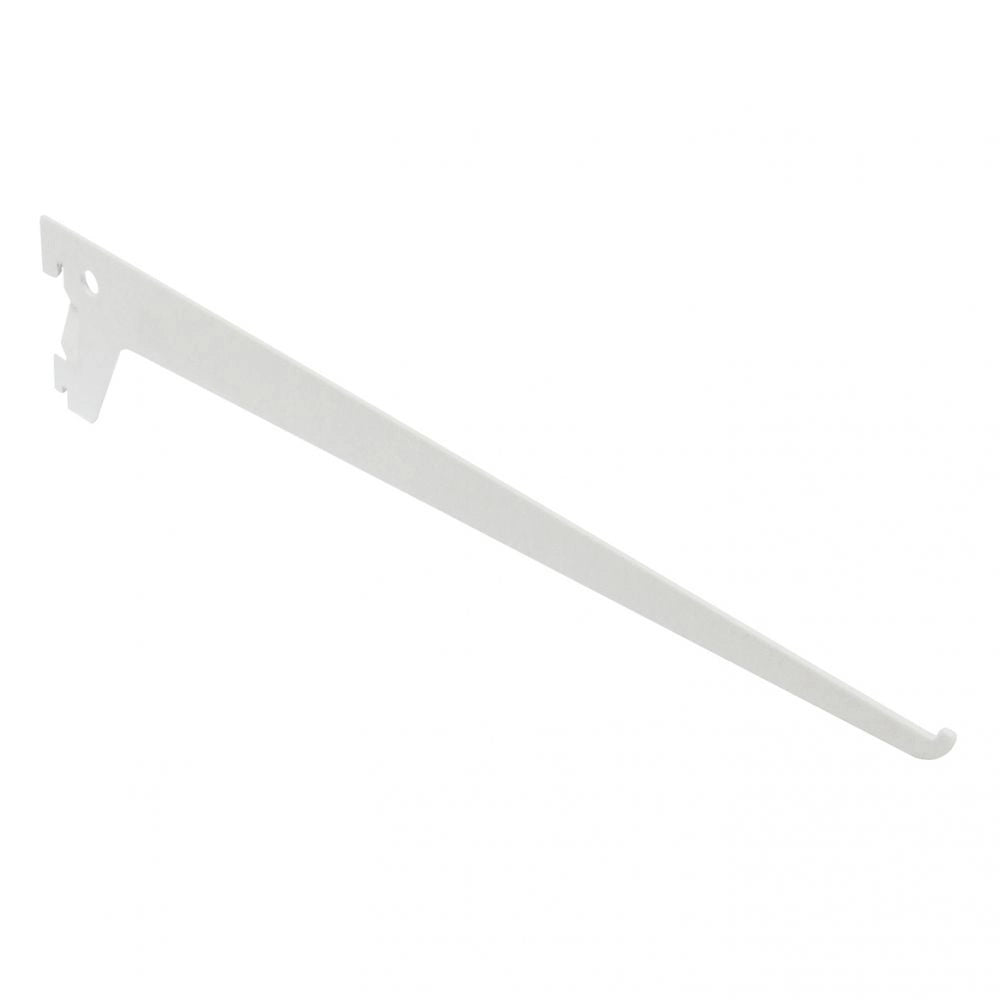 MENSOLA 2 GANCI 25CM BIANCA
