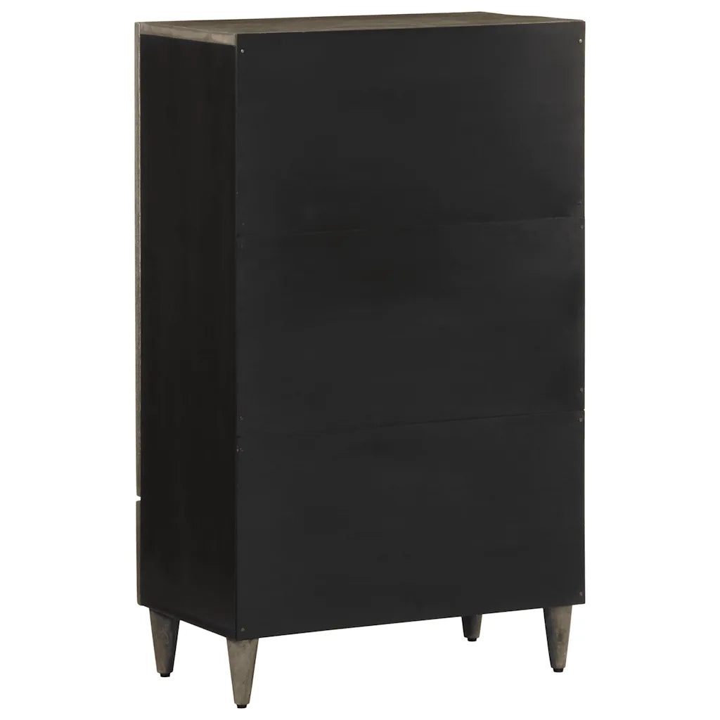 Credenza | Madia | Buffet da pranzo | Armadio da pranzo 60x33x100 cm in Legno Massello di Mango