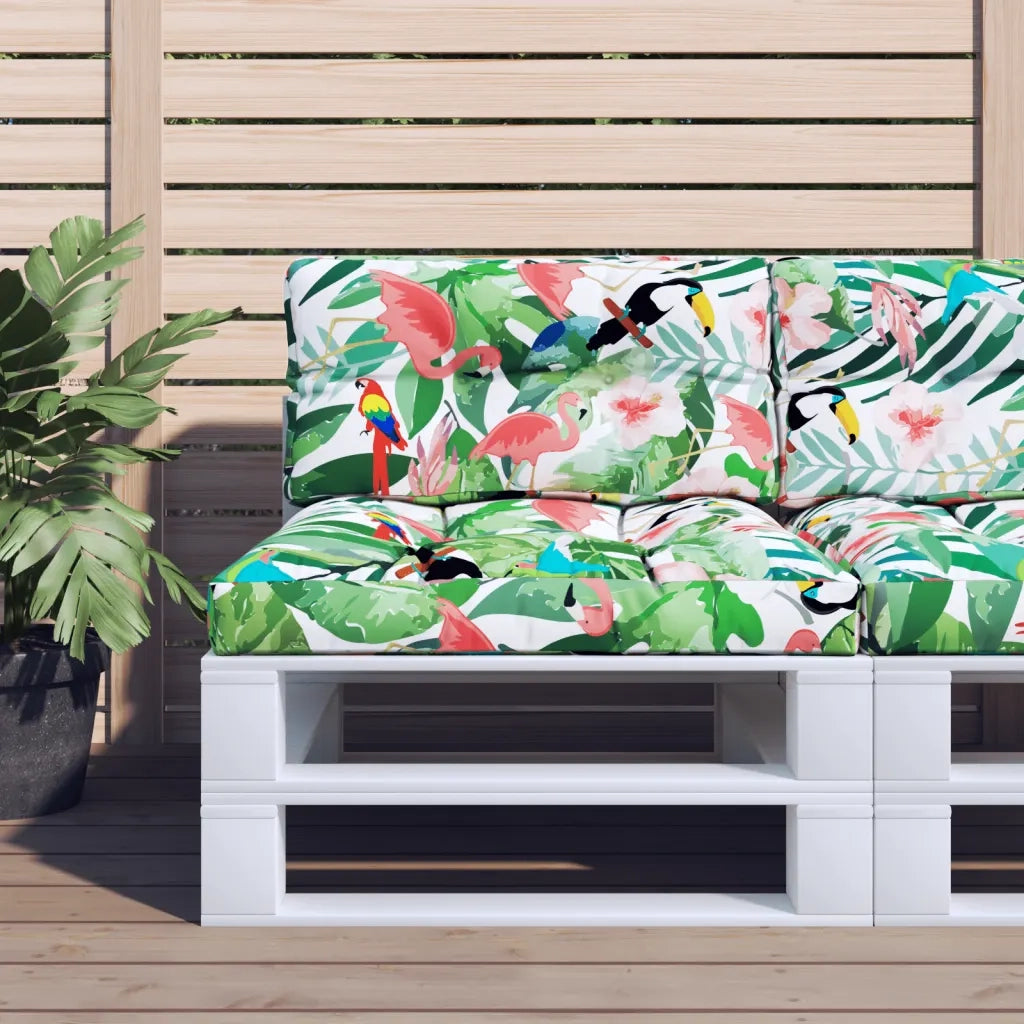 Cuscini per Pallet 2 pz | Cuscini per sedie Multicolori in Tessuto