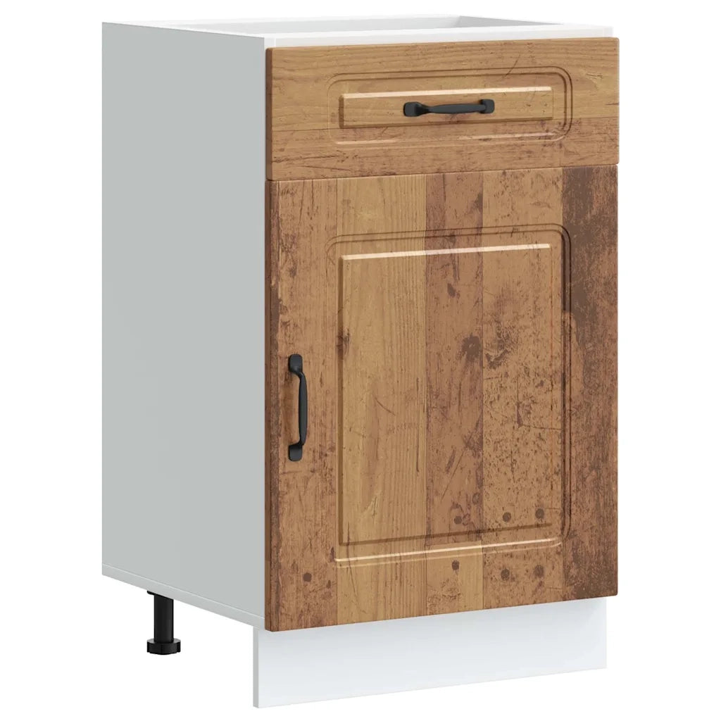 Base da Cucina Kalmar Legno Vecchio in Legno Multistrato
