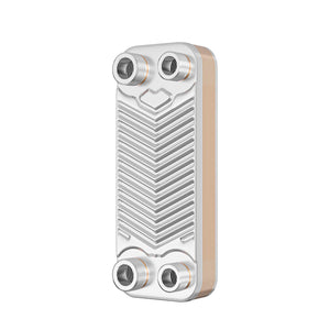 Scambiatore a piastre saldobrasate in acciaio inox, 10 piastre, max 22 kw