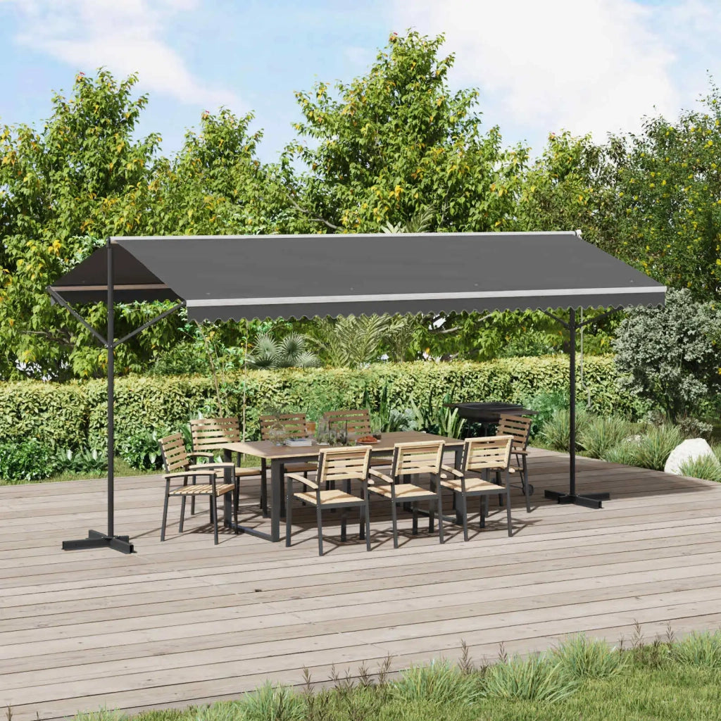 Tenda autoportante Grigio 5 x 3 m Poliestere 42033633