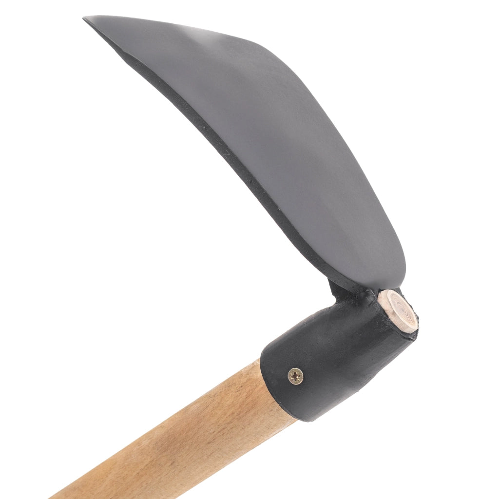 Zappa da giardino forgiata KADAX da 14,5 cm con manico in acciaio di alta qualità per scavare.