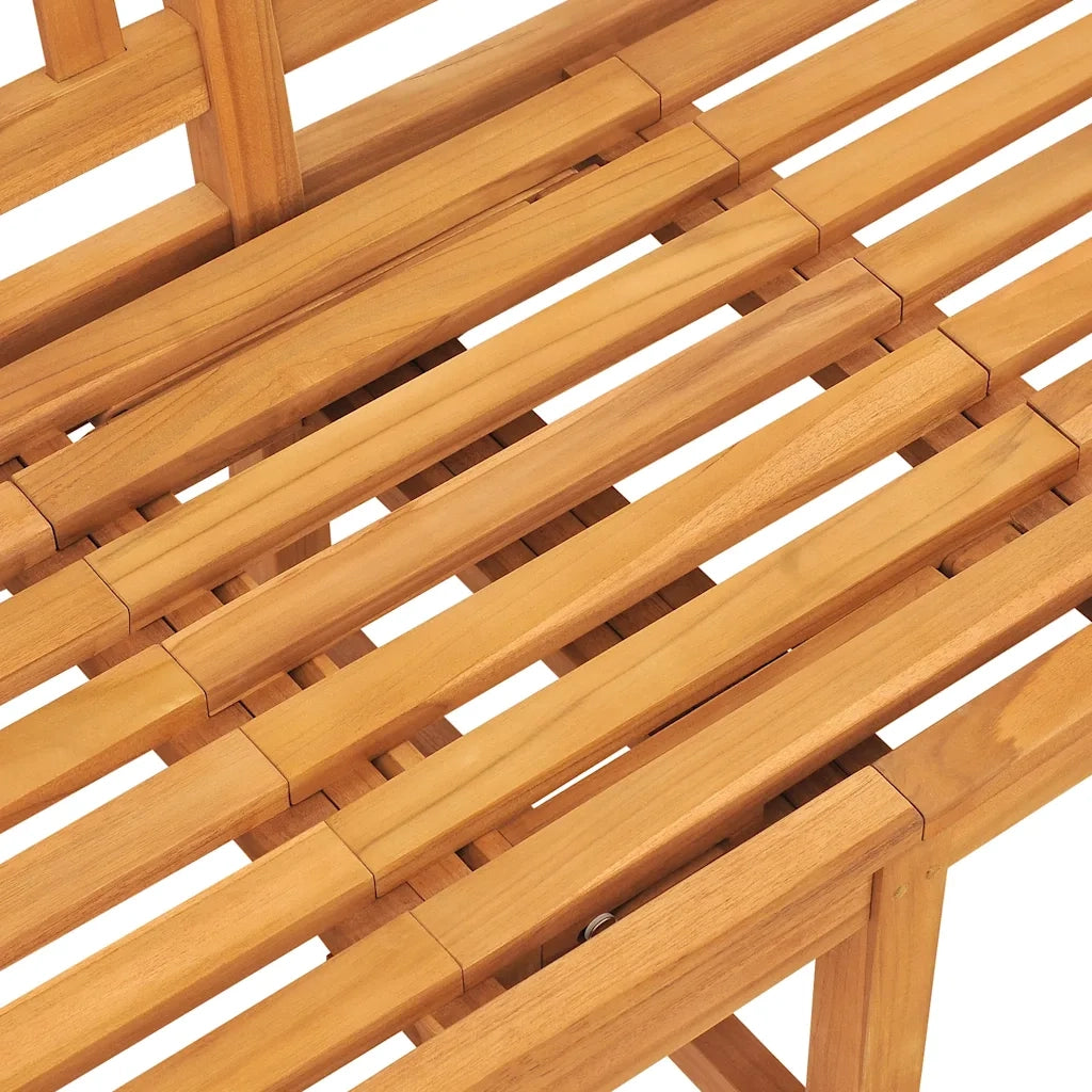 Panca Giardino 3 Posti con Tavolino 150 cm Legno Massello Teak 316631