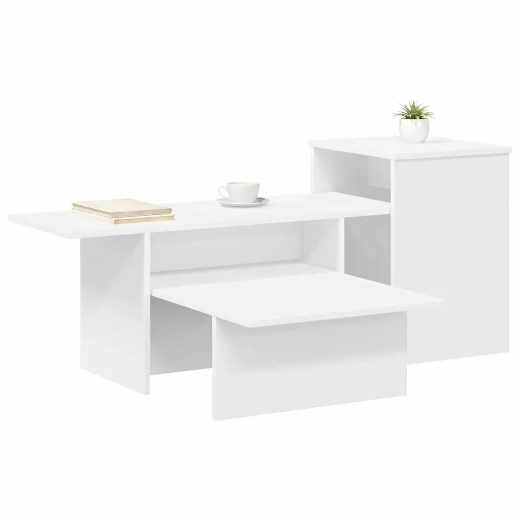 Tavolo consolle Bianco 91,5 x 35 x 38,5 cm Legno multistrato 891160